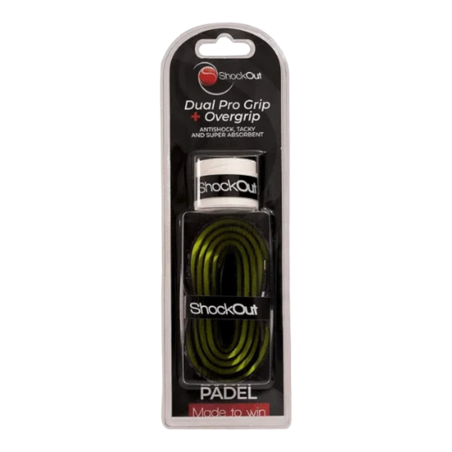 ShockOut Dual Pro Grip Zwart / Geel